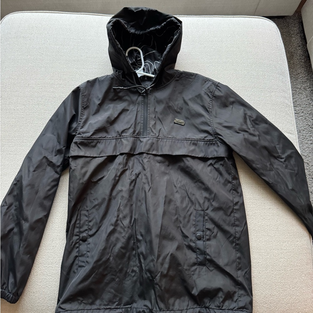 Black ‘Inspected’ Hooded Jacket